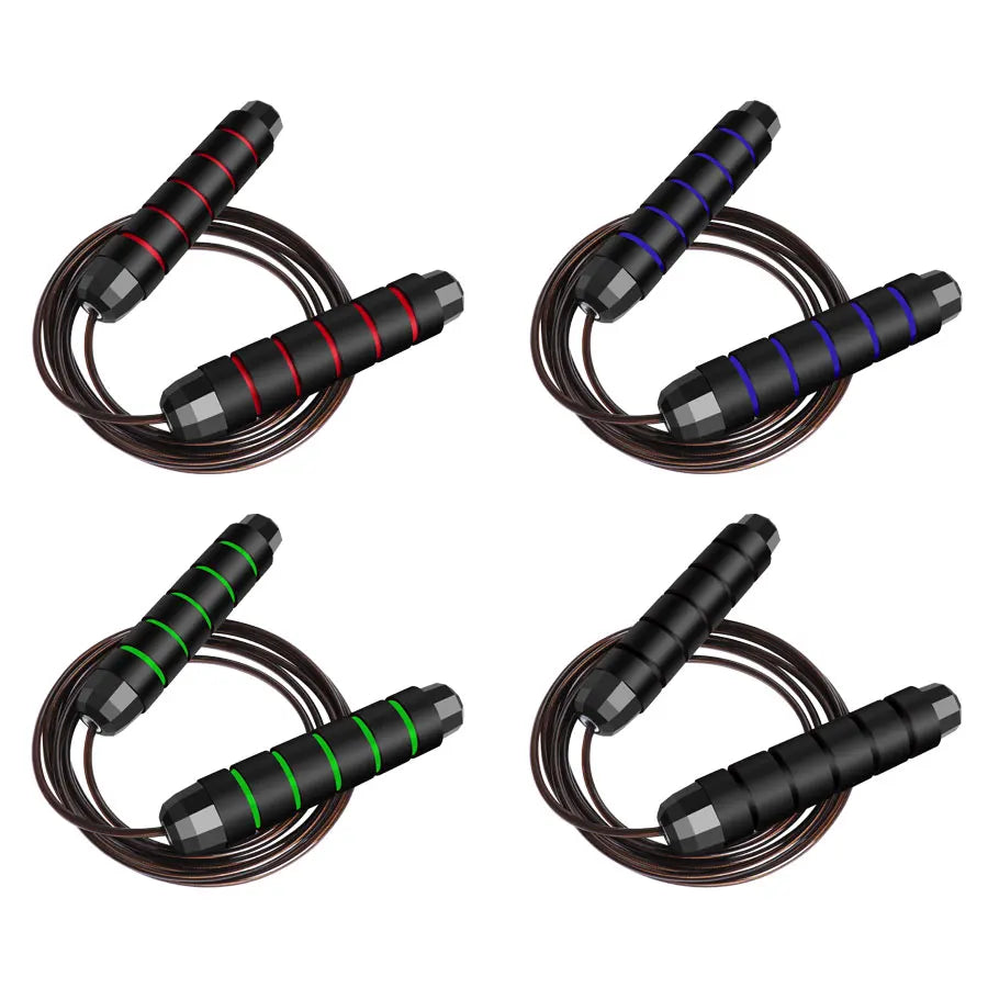Rapid Speed Jump Rope Steel Wire Skipping Rope Exercise Adjustable Jumping Rope Fitness Workout Training Home Sport Equipment - Image 6